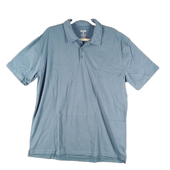 True Classics Other - NWOT TRUE CLASSIC Men Polo Shirt Size XL Blue Knit Cotton Blend Casual